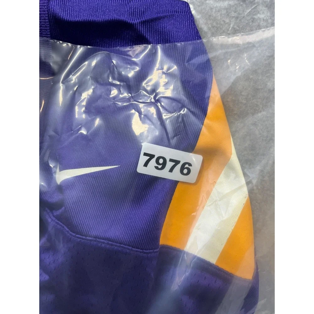 Vintage LSU Tigers Football Jersey Mens M Purple Mesh Y2K Nike Joe Burrow